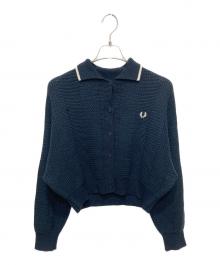 FRED PERRY×RAY BEAMS（フレッドペリー×レイ ビームス）の古着「【別注】カラーニットカーディガン」｜ネイビー