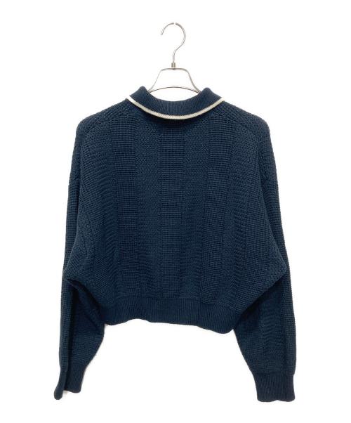 FRED PERRY（フレッドペリー）FRED PERRY (フレッドペリー) RAY BEAMS (レイ ビームス) 【別注】カラーニットカーディガン ネイビー サイズ:36の古着・服飾アイテム