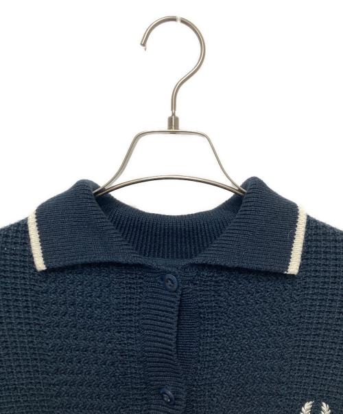 FRED PERRY（フレッドペリー）FRED PERRY (フレッドペリー) RAY BEAMS (レイ ビームス) 【別注】カラーニットカーディガン ネイビー サイズ:36の古着・服飾アイテム