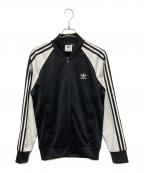 adidasアディダス）の古着「アディカラー クラシックス SSTトラックジャケット」｜ブラック×ホワイト