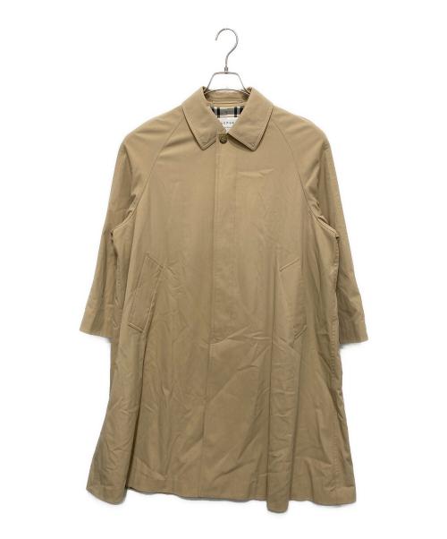 MACPHEE（マカフィー）MACPHEE (マカフィー) コットンナイロンツイル ステンカラーコート ベージュ サイズ:34の古着・服飾アイテム