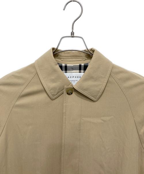 MACPHEE（マカフィー）MACPHEE (マカフィー) コットンナイロンツイル ステンカラーコート ベージュ サイズ:34の古着・服飾アイテム