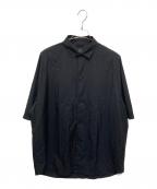 teatoraテアトラ）の古着「CARTRIDGE SHIRT S/S HL」｜ブラック