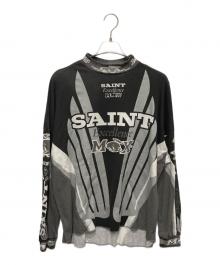 SAINT MICHAEL（セントマイケル）の古着「SAINT MX LS T-SHIRT」｜グレー