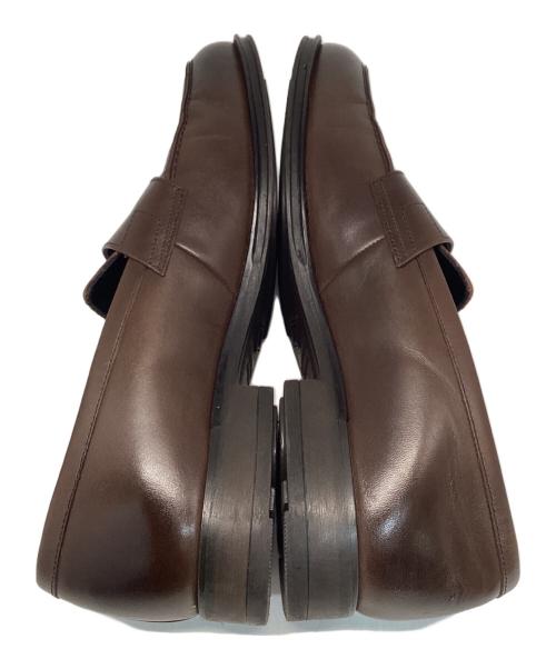 green label relaxing（グリーンレーベルリラクシング）green label relaxing (グリーンレーベルリラクシング) ハッスイ スムース フレンチ ローファ ブラウン サイズ:SIZE 7 1/2の古着・服飾アイテム
