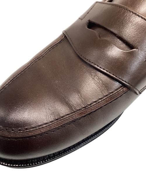 green label relaxing（グリーンレーベルリラクシング）green label relaxing (グリーンレーベルリラクシング) ハッスイ スムース フレンチ ローファ ブラウン サイズ:SIZE 7 1/2の古着・服飾アイテム