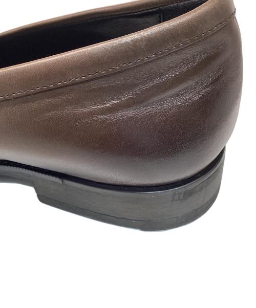 green label relaxing（グリーンレーベルリラクシング）green label relaxing (グリーンレーベルリラクシング) ハッスイ スムース フレンチ ローファ ブラウン サイズ:SIZE 7 1/2の古着・服飾アイテム