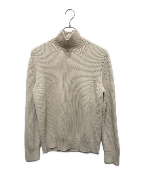 AURALEE（オーラリー）AURALEE (オーラリー) SUPER FINE WOOL RIB KNIT TURTLE NECK P/O アイボリー サイズ:4の古着・服飾アイテム