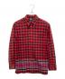 POLO RALPH LAUREN（ポロ・ラルフローレン）の古着「ブロックチェックネルシャツ」｜レッド