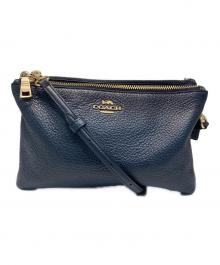COACH（コーチ）の古着「レイラ ショルダーバッグ」｜ネイビー