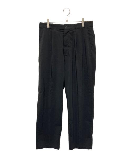 STEVEN ALAN（スティーブンアラン）STEVEN ALAN (スティーブンアラン) RENULNN アウト ワンプリーツ スラックス ブラック サイズ:Ⅼの古着・服飾アイテム