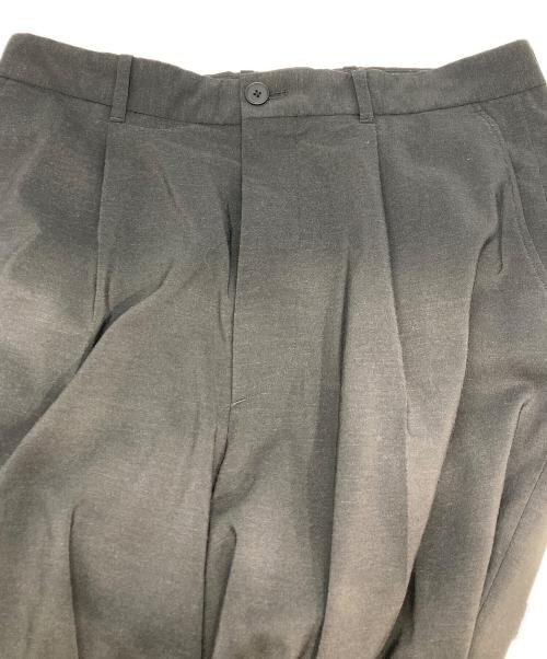 STEVEN ALAN（スティーブンアラン）STEVEN ALAN (スティーブンアラン) RENULNN アウト ワンプリーツ スラックス ブラック サイズ:Ⅼの古着・服飾アイテム