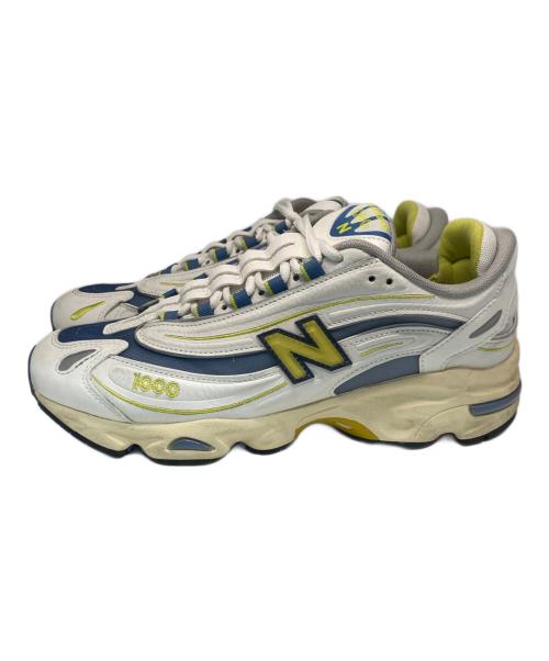 NEW BALANCE（ニューバランス）NEW BALANCE (ニューバランス) ローカットスニーカー ホワイト×ブルー サイズ:28cmの古着・服飾アイテム