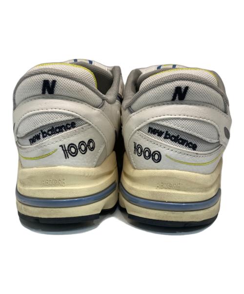 NEW BALANCE（ニューバランス）NEW BALANCE (ニューバランス) ローカットスニーカー ホワイト×ブルー サイズ:28cmの古着・服飾アイテム