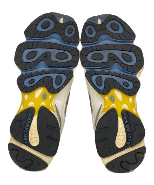 NEW BALANCE（ニューバランス）NEW BALANCE (ニューバランス) ローカットスニーカー ホワイト×ブルー サイズ:28cmの古着・服飾アイテム