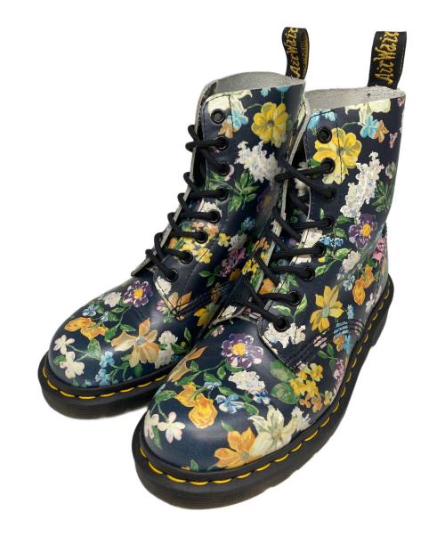 Dr.Martens（ドクターマーチン）Dr.Martens (ドクターマーチン) 花柄8ホールブーツ マルチカラー サイズ:UK5の古着・服飾アイテム