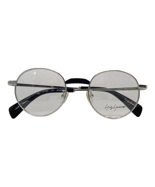 YOHJI YAMAMOTO（ヨウジヤマモト）YOHJI YAMAMOTO (ヨウジヤマモト) 眼鏡 シルバー サイズ:49□22の古着・服飾アイテム