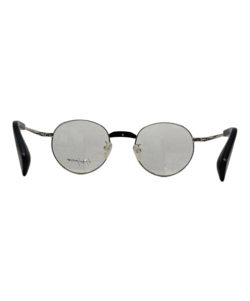 YOHJI YAMAMOTO（ヨウジヤマモト）YOHJI YAMAMOTO (ヨウジヤマモト) 眼鏡 シルバー サイズ:49□22の古着・服飾アイテム