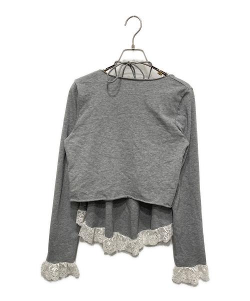 lumignon（ルミニョン）lumignon (ルミニョン) Fluffy cotton lace 3set グレー サイズ:Sの古着・服飾アイテム