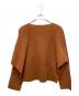 me ISSEY MIYAKE (ミーイッセイ ミヤケ) FINE KNIT PLEATS カーディガン ブラウン サイズ:FREE：15000円