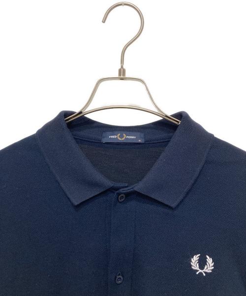 FRED PERRY（フレッドペリー）FRED PERRY (フレッドペリー) JOURNAL STANDARD (ジャーナルスタンダード) 別注フル ボタンピケポロシャツ ネイビー サイズ:Ⅿの古着・服飾アイテム