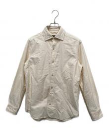 NIGEL CABOURN（ナイジェルケーボン）の古着「ブリティッシュオフィサーズシャツ」｜アイボリー