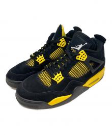 NIKE（ナイキ）の古着「Air Jordan 4 Retro "Thunder"」｜ブラック×イエロー