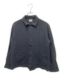 SHIPS（シップス）の古着「コットン ツイード カバー シャツ」｜グレー