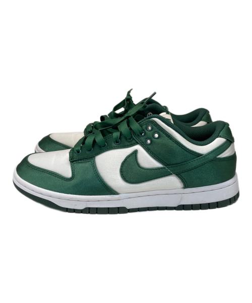 NIKE（ナイキ）NIKE (ナイキ) WMNS DUNK LOW／ウィメンズ ダンク ロー ホワイト×グリーン サイズ:US9の古着・服飾アイテム