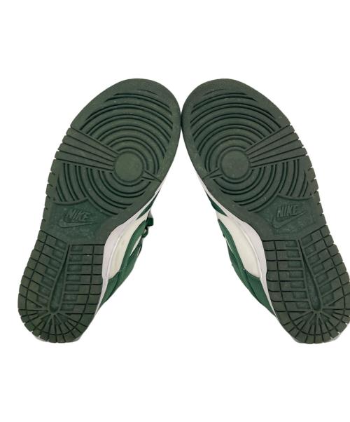 NIKE（ナイキ）NIKE (ナイキ) WMNS DUNK LOW／ウィメンズ ダンク ロー ホワイト×グリーン サイズ:US9の古着・服飾アイテム