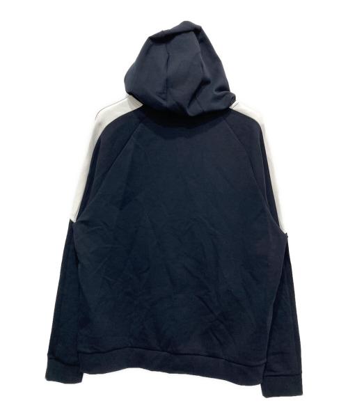 BOSS（ボス）BOSS (ボス) ロゴプリントジップパーカー ネイビー サイズ:XXLの古着・服飾アイテム