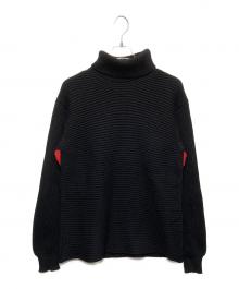 PRADA SPORTS（プラダスポーツ）の古着「タートルネックニット」｜ブラック
