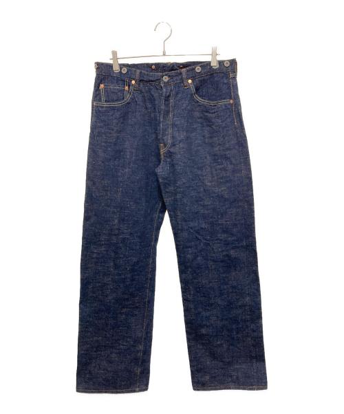 graphzero（グラフゼロ）graphzero (グラフゼロ) シンチバックワイドストレートデニムパンツ インディゴ サイズ:38の古着・服飾アイテム