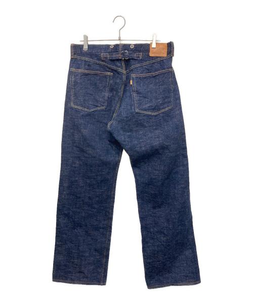 graphzero（グラフゼロ）graphzero (グラフゼロ) シンチバックワイドストレートデニムパンツ インディゴ サイズ:38の古着・服飾アイテム