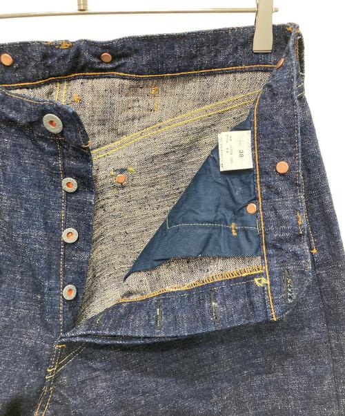 graphzero（グラフゼロ）graphzero (グラフゼロ) シンチバックワイドストレートデニムパンツ インディゴ サイズ:38の古着・服飾アイテム