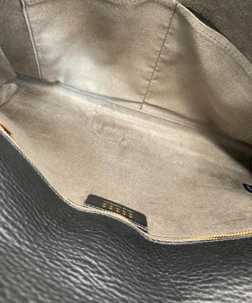 PELLE MORBIDA（ペッレモルビダ）PELLE MORBIDA (ペッレモルビダ) 福島雄介 コラボクラッチバッグ ブラックの古着・服飾アイテム