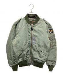 HOUSTON（ヒューストン）の古着「L-2B フライトジャケット」｜カーキ