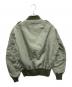 HOUSTON (ヒューストン) L-2B フライトジャケット カーキ サイズ:XL：18000円