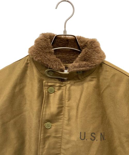 waiper（ワイパー）waiper (ワイパー) アルパカライナー N-1 デッキジャケット ブラウン サイズ:46の古着・服飾アイテム