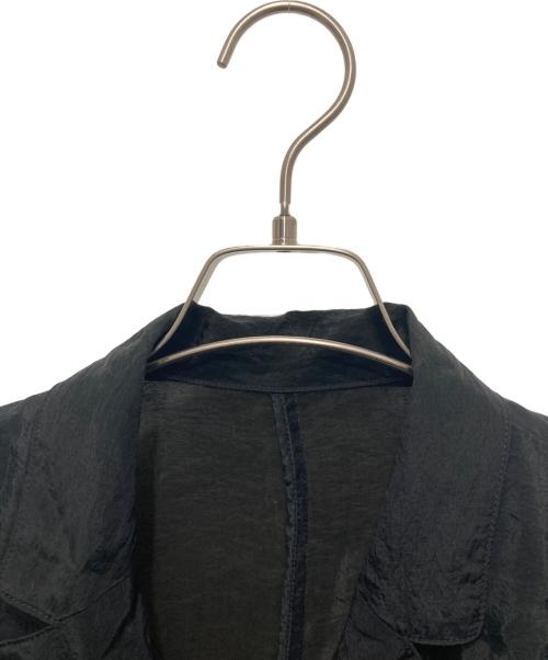 IENA（イエナ）IENA (イエナ) ウォッシャブル シアーショートスリーブジャケット ブラック サイズ:38の古着・服飾アイテム