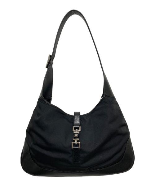 GUCCI（グッチ）GUCCI (グッチ) ジャッキー ワンショルダーバッグ ブラックの古着・服飾アイテム