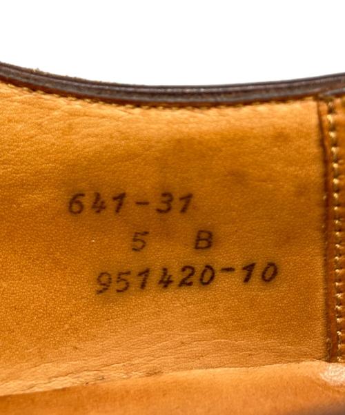 J.M.WESTON（ジェイエムウエストン）J.M.WESTON (ジェイエムウエストン) 641ゴルフUチップシューズ ブラウン サイズ:5Bの古着・服飾アイテム