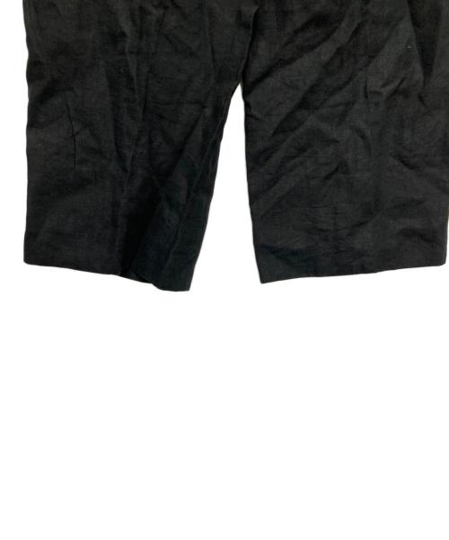 CARUSO（カルーゾ）CARUSO (カルーゾ) リネンスラックス ブラック サイズ:50-0Rの古着・服飾アイテム