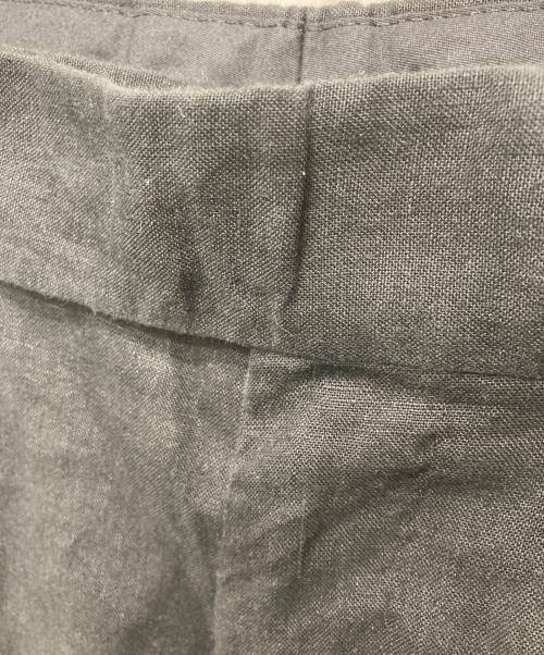 CARUSO（カルーゾ）CARUSO (カルーゾ) リネンスラックス ブラック サイズ:50-0Rの古着・服飾アイテム