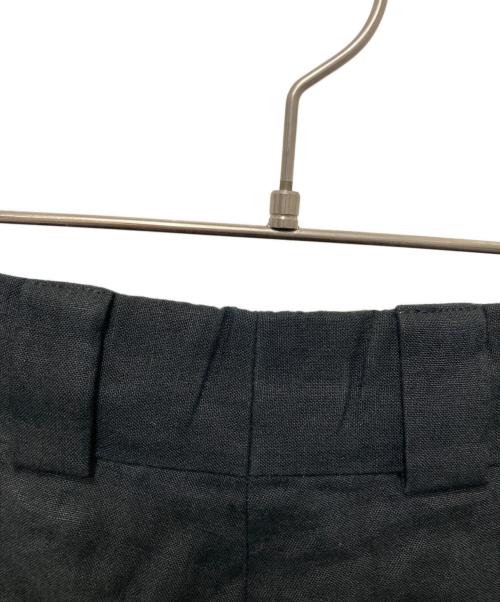 CARUSO（カルーゾ）CARUSO (カルーゾ) リネンスラックス ブラック サイズ:50-0Rの古着・服飾アイテム