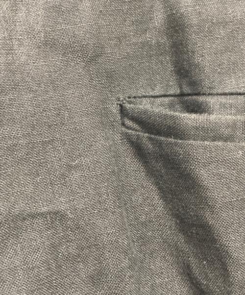 CARUSO（カルーゾ）CARUSO (カルーゾ) リネンスラックス ブラック サイズ:50-0Rの古着・服飾アイテム