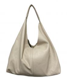 AULENTTI×北欧、暮らしの道具店（オウレンティ×ホクオウ、グラシノドウグテン）の古着「別注レザートートバッグ」｜アイボリー