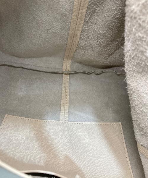 AULENTTI（オウレンティ）AULENTTI (オウレンティ) 北欧、暮らしの道具店 (ホクオウ、グラシノドウグテン) 別注レザートートバッグ アイボリーの古着・服飾アイテム