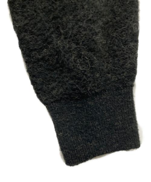 ourhome（アワホーム）OURHOME (アワホーム) 洗えるアルパカ混ふんわりニットカーデ ブラック サイズ:FREEの古着・服飾アイテム