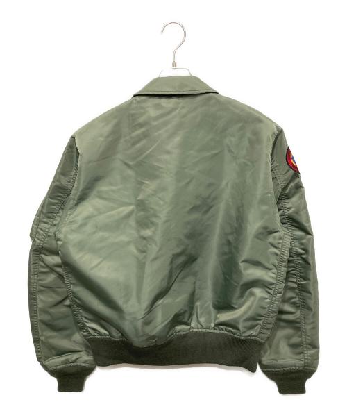 AVIREX（アヴィレックス）AVIREX (アヴィレックス) フライトジャケット カーキ サイズ:Ⅼの古着・服飾アイテム